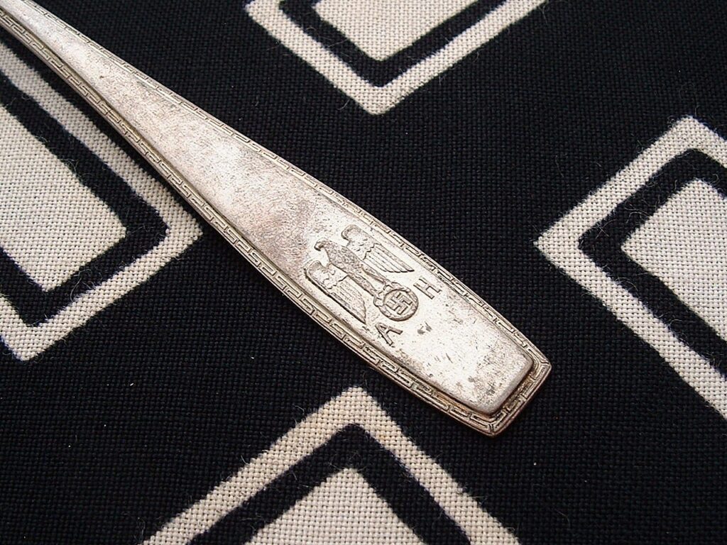 5 - Hitler Formal Pattern Silverware Fork by Bruckmann - G280