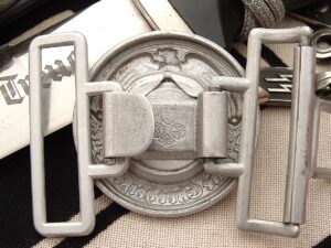3 - Mint SS Officer's Buckle by Overhoff - B226