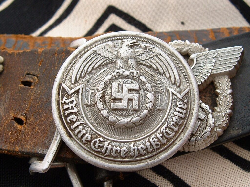 3 - Neat Veteran's Hate Belt with SS Buckle - B225