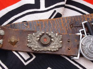 4 - Neat Veteran's Hate Belt with SS Buckle - B225