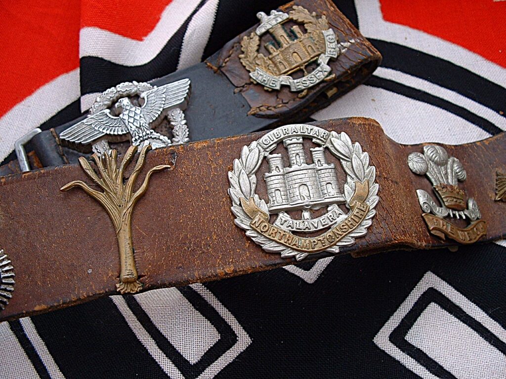 6 - Neat Veteran's Hate Belt with SS Buckle - B225