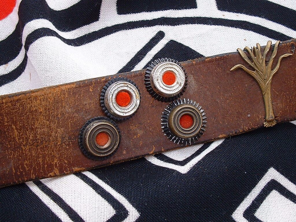 7 - Neat Veteran's Hate Belt with SS Buckle - B225