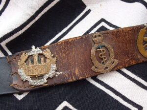 9 - Neat Veteran's Hate Belt with SS Buckle - B225