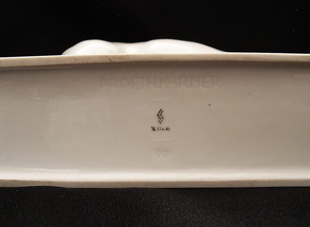 5 - Allach White Glazed Porcelain Horse - RC155