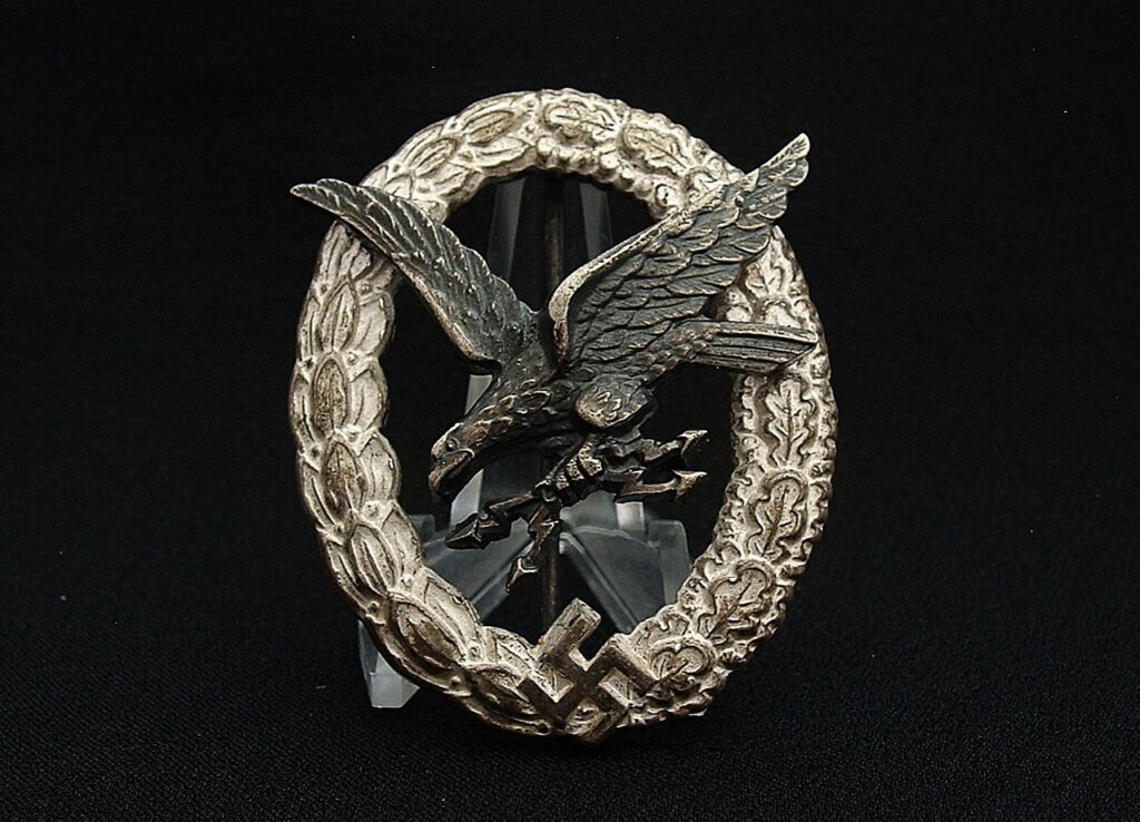 1 - Tombac Air Gunner Radio Operator Qualification Badge by Assmann - M570