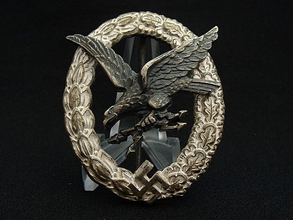 6 - Tombac Air Gunner Radio Operator Qualification Badge by Assmann - M570