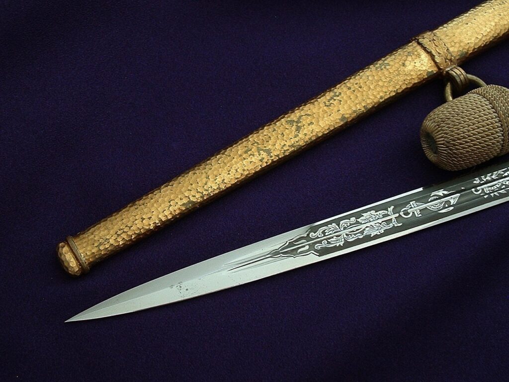 6 - A Beautiful 3rd Reich Navy Dirk by Eickhorn - D1271