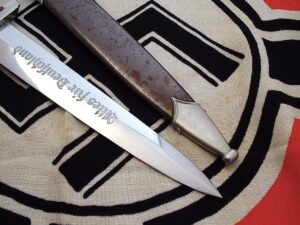 8 - Early Rare Maker SA Dagger by Gebr Berns - D1282