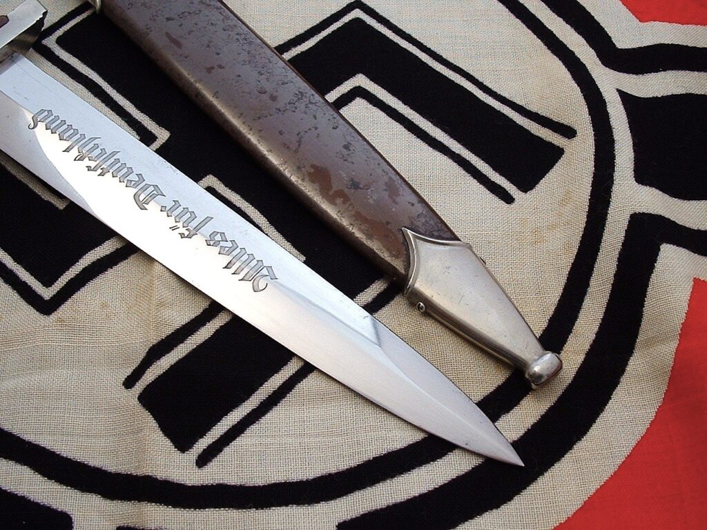 8 - Early Rare Maker SA Dagger by Gebr Berns - D1282
