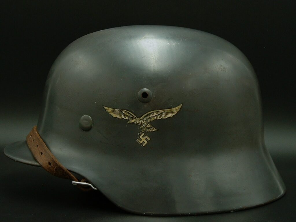 5 - Rare Double Decal M35 Luft Helmet by NS64