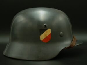 6 - Rare Double Decal M35 Luft Helmet by NS64